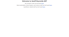 Desktop Screenshot of geoff-reynolds.net