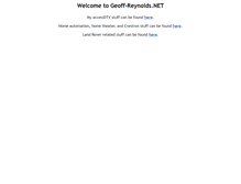 Tablet Screenshot of geoff-reynolds.net